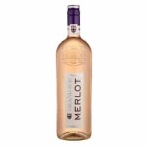 Bouteille de Merlot rosé